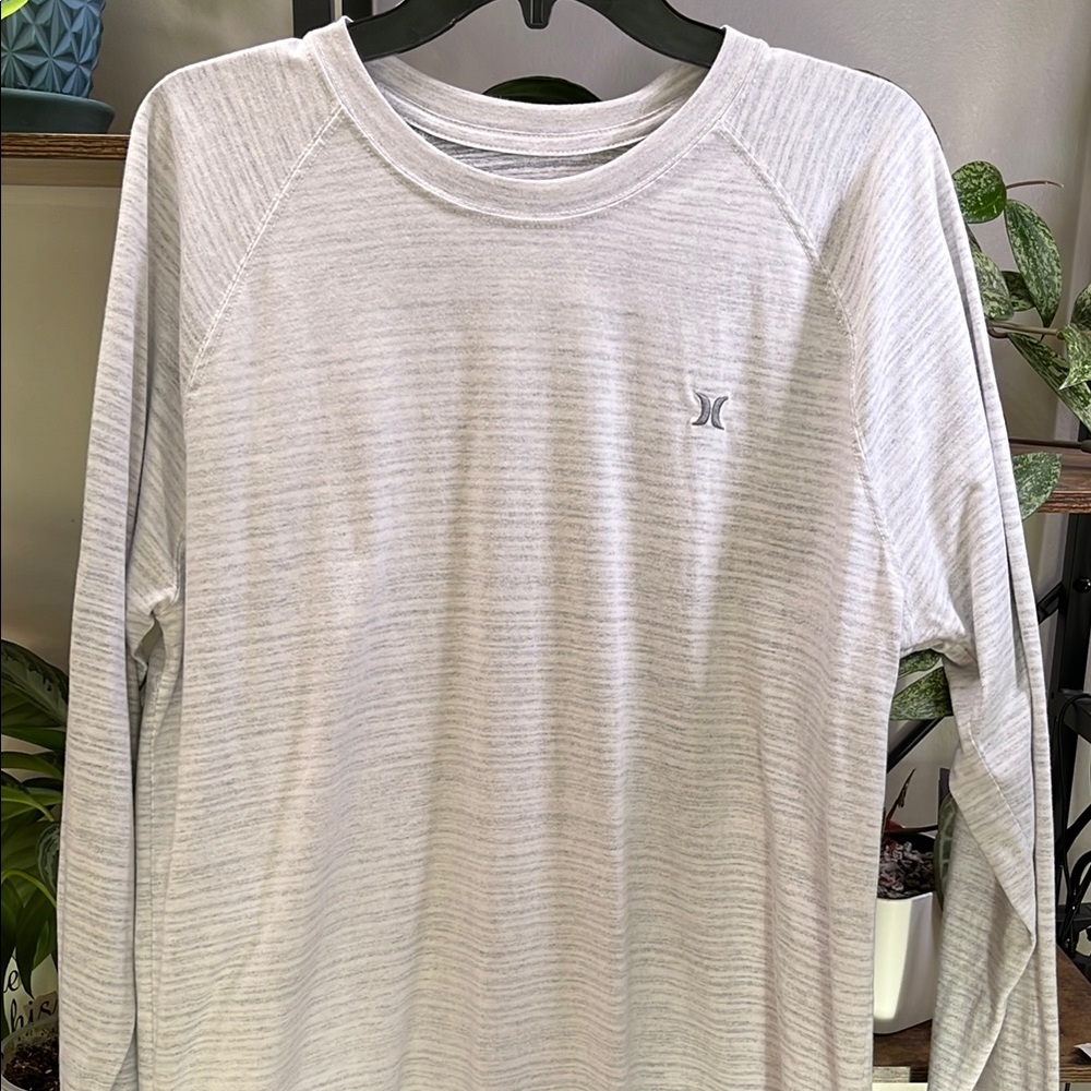 Hurley Light Gray Long Sleeve Shirt